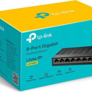 TP-LINK LS1008G Netzwerk-Switch Unmanaged Gigabit Ethernet (10/100/1000) Schwarz (LS1008G)