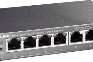 TP-LINK TL-SG108PE Netzwerk Switch 8 Port 1 GBit/s PoE-Funktion