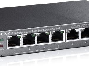 TP-LINK 8-Port Gigabit Desktop PoE Easy Smart Switch