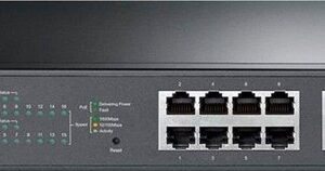 tp-link TL-SG1016PE 16-Port Gigabit Desktop POE Netzwerk-Switch