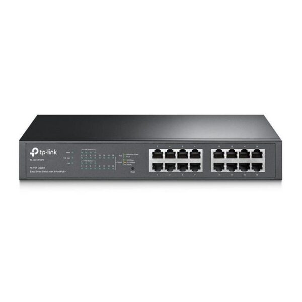 tp-link TL-SG1016PE Netzwerk-Switch (16-Port-Gigabit-Easy-Smart-PoE-Switch mit 8 PoE+-Ports)