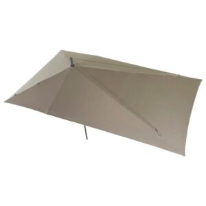 Madison Balkonsichtschutz Sonnenschirm Asymmetric Sideway 360x220 cm Taupe PC15P015