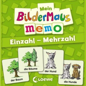 Loewe Lernspielzeug Mein Bildermaus-Memo - Einzahl - Mehrzahl