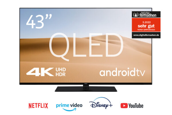 Nokia 43" 4K UHD QLED Smart TV mit Android TV