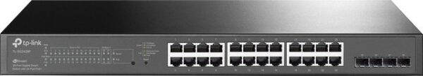 tp-link TP-LINK JetStream 28-Port Gigabit Smart Switch with 24-Port PoE+ Netzwerk-Switch