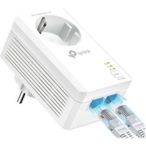 tp-link TP-LINK AV1000 2-Port Gigabit Passthrough Powerline Starter Kit Netzwerk-Adapter