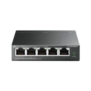 tp-link TP-LINK 5-Port Gigabit Desktop Switch with 4-Port PoE+ 40 W PoE Powe Netzwerk-Switch