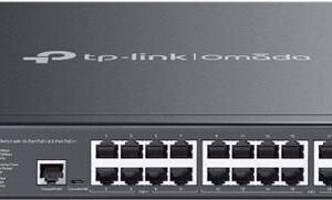 TP-LINK Omada SG3428XMPP V1.8 - Switch - L2+ - managed - 16 x 10/100/1000 (PoE+) (SG3428XMPP)