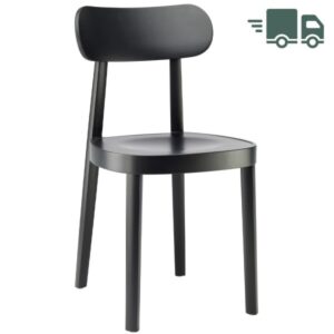 THONET 118 M Holzstuhl | Muldensitz | Buche gebeizt schwarz4066962000010