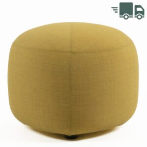 lapalma KIPU D01 Pouf | Sitzhocker | Bezug Canvas gelb meliert