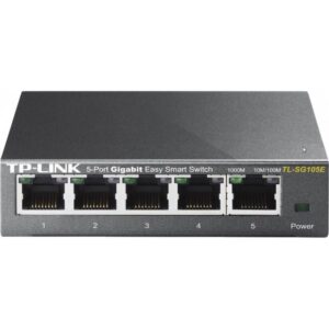 tp-link TP-Link TL-SG105E 5-Port-Gigabit-Switch für Netzwerkgeräte. Netzwerk-Switch (Energieeffiziente Green IT)