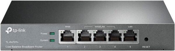 tp-link TL-R470T+ 5-Port Multi-WAN Loadbalance Breitbandrouter LAN-Router