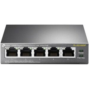 tp-link 5-Port-Gigabit-Desktop-PoE-Switch mit vier Netzwerk-Switch (PoE-Funktion)