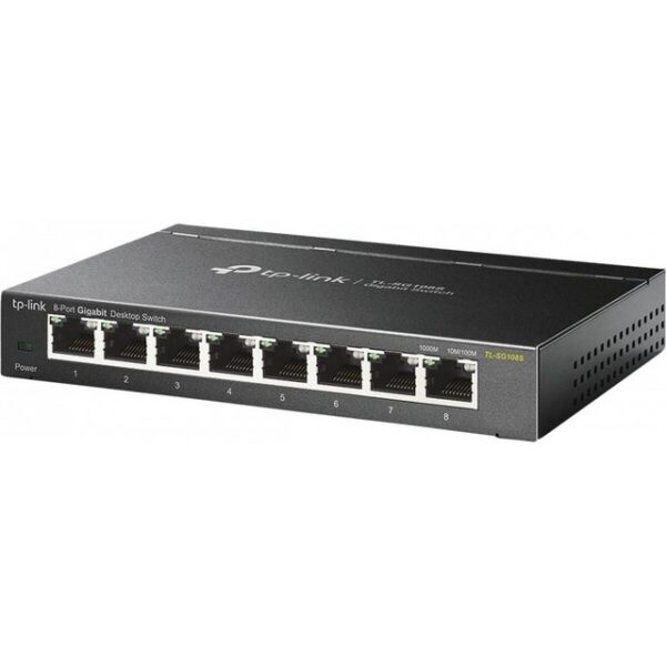 tp-link TP-Link TL-SG108S 8-Port-Gigabit-Switch Netzwerk-Switch. Netzwerk-Switch (Green Ethernet Technologie)