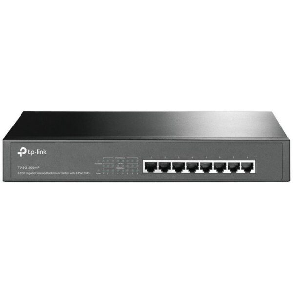 tp-link Switch - unmanaged - 8 x 10/100/1000 (PoE Netzwerk-Switch (PoE-Funktion)