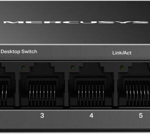 Mercusys MS105GS Netzwerk-Switch Unmanaged Gigabit Ethernet (10/100/1000) Schwarz (MS105GS)