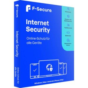 F-Secure Internet Security 2024 (Jahr(e): 2 Jahre / Gerät(e): 10 Geräte)6430052579065