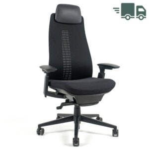 HAWORTH Fern Gamingstuhl | Bis 150 kg | AKTION Black Edition