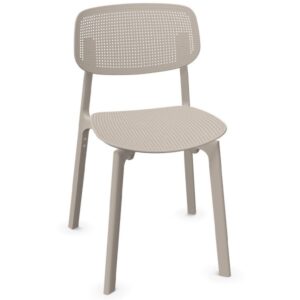 Kristalia COLANDER Stuhl beige für In- und Outdoor