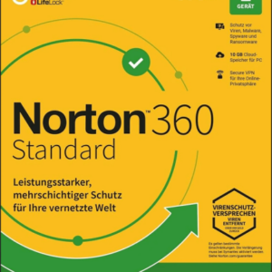 Norton 360 Standard - 10 GB - Kein Abo5397039097114