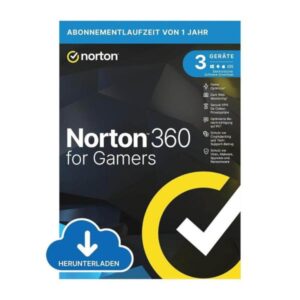 Norton 360 for Gamers 3 PC / 1 Jahr 50 GB - Kein Abo4251890974353