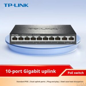 TP-LINK Dual-Gigabit-Uplink 8-Port 100m Poe Switch Stahl Shell Home Monitoring Netzwerk Line