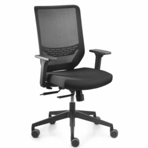 Trendoffice to-sync work automatic Bürostuhl | Netzrücken | Schwarz | Komplet...4260749142881