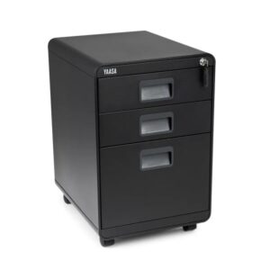 Yaasa Rollcontainer File Cabinet | schwarz