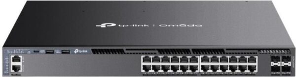 TP-Link Omada SG6428XHP Netzwerk-Switch Managed L3 Gigabit Ethernet (10/100/1000) Power over Ethernet (PoE) 1U Schwarz (SG6428XHP)