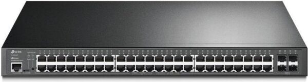 TP-Link JetStream TL-SG3452P - Switch - managed - 48 x 10/100/1000 (PoE+) + 4 x Gigabit SFP - an Rack montierbar - PoE+ (384 W)