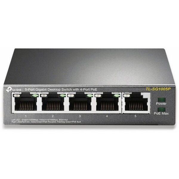 tp-link TP-LINK Switch Desktop TL-SG1005P Netzwerk-Switch