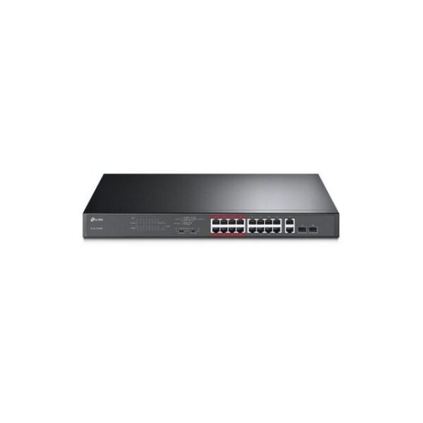 tp-link TL-SL1218MP - PoE-Switch für IP-Überwachungsanwendungen Netzwerk-Switch