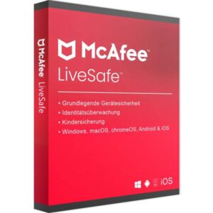 McAfee LiveSafe 2025 - Unbegrenzte Geräte0734135137934