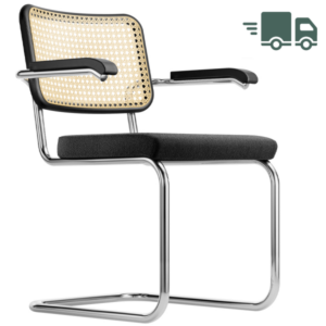 Abverkauf: THONET S 64 SPV | LEICHTE MÄNGEL | Buche schwarz gebeizt | Sitz vo...