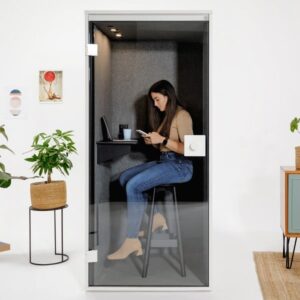 Berlin Acoustics Focus Akustikbox Telefonbox in Weiß