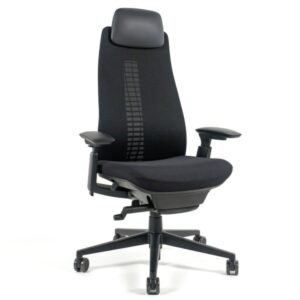 HAWORTH Fern Gamingstuhl | Bis 150 kg | AKTION Black Edition