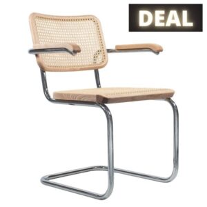 Lagerabverkauf: THONET S 64 V | Esche Pure Materials | Stahlrohr-Freischwinge...4066962004339