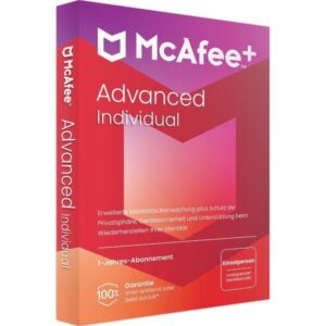 McAfee+ Advanced Individual Security 2025 - unbegrenzte Geräte0731944750958