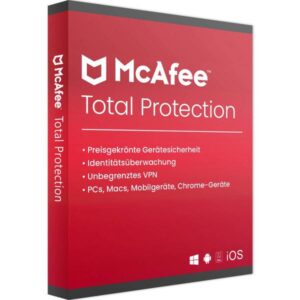 McAfee Total Protection 2025 (Gerät(e): 1 Gerät / Jahr(e): 1 Jahr)4260518147901