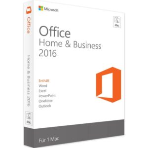 Microsoft Office 2016 Home and Business I MAC0885370935868