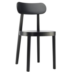 THONET 118 M Holzstuhl | Muldensitz | Buche gebeizt schwarz4066962000010