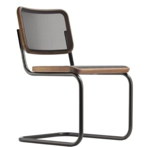 THONET S 32 N | Pure Materials Nussbaum | Netzbespannung | Stahlrohr-Freischw...4066962007651