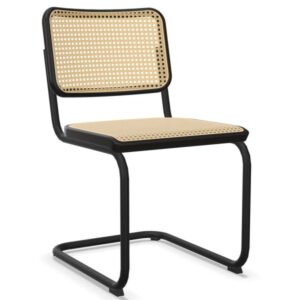 THONET S 32 V | Buche schwarz gebeizt | Stahlrohr-Freischwinger | Gestell sch...4066962002205