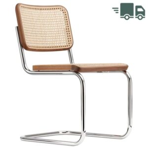 THONET S 32 V | Nussbaum Pure Materials | Stahlrohr-Freischwinger | Gestell v...4066962002847