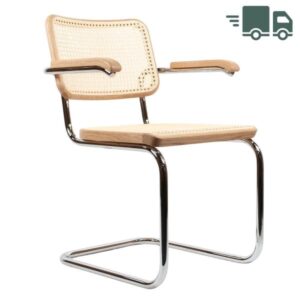 THONET S 64 V | Eiche Pure Materials | Stahlrohr-Freischwinger mit Armlehnen ...4066962004322