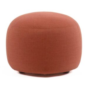 lapalma KIPU D01 Pouf | Sitzhocker | Bezug Canvas orange meliert